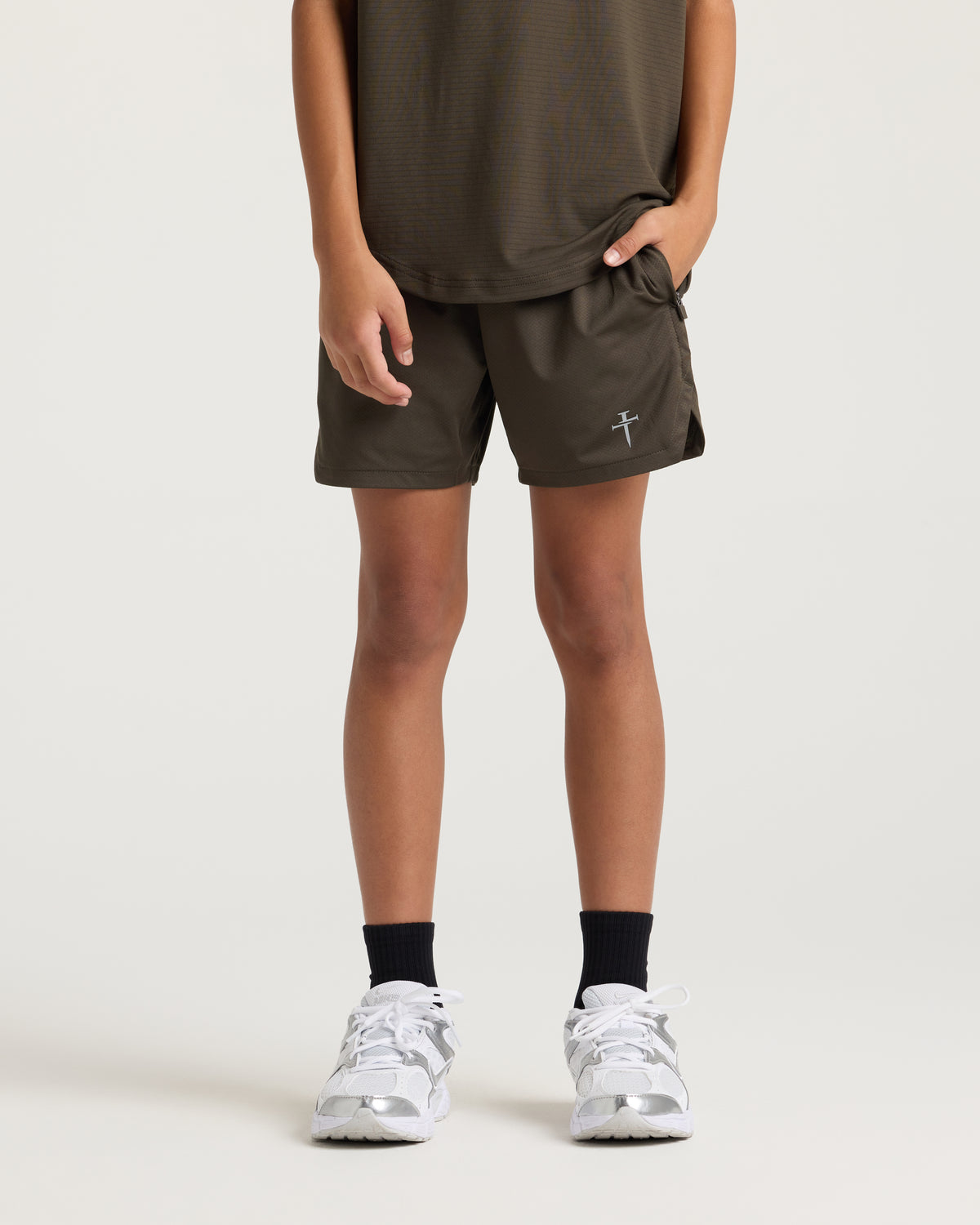 Youth Pro-Tech 2.0 Linerless Short - Burnt Olive