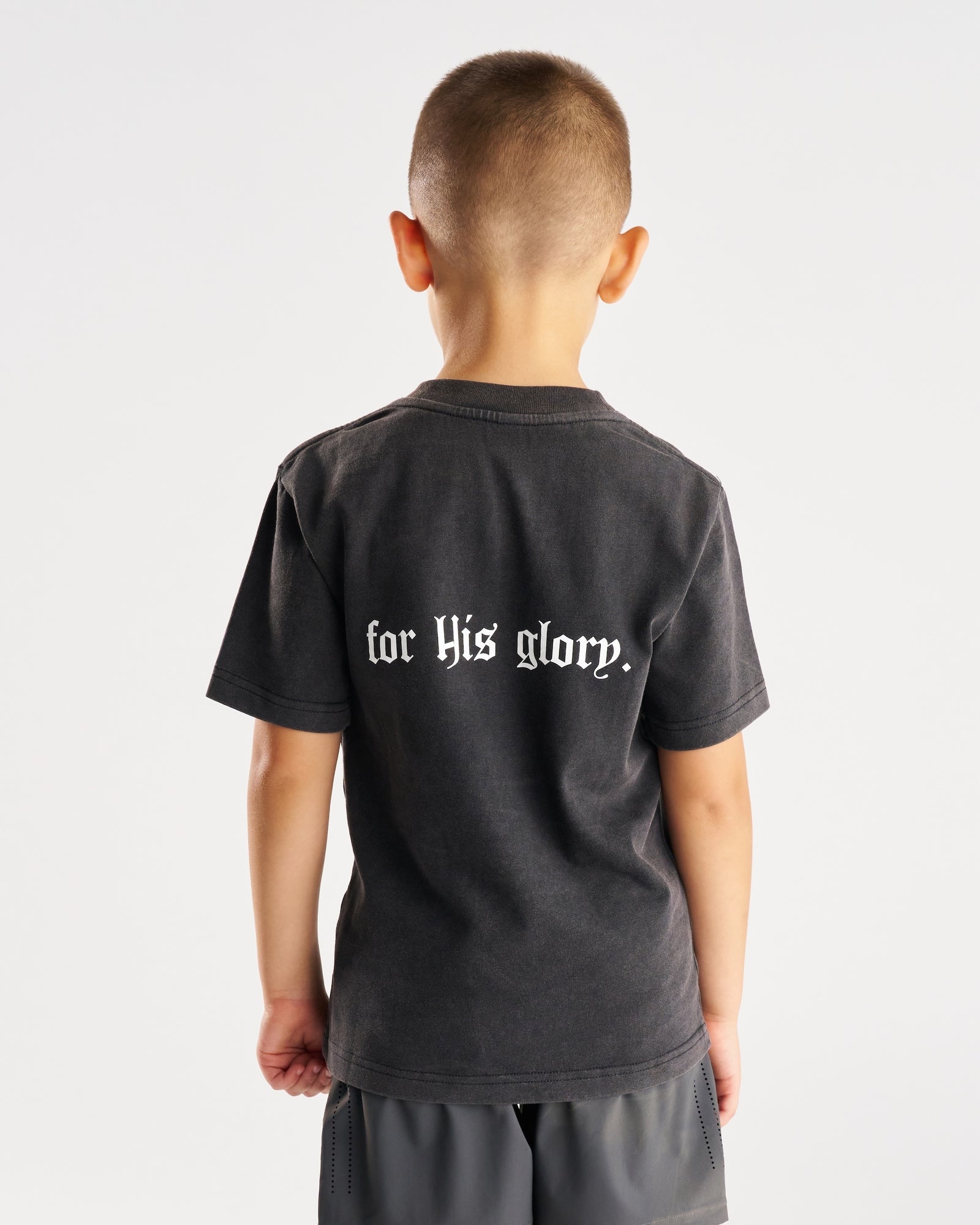 Youth Heavyweight Cotton Oversized Tee - Acid Wash