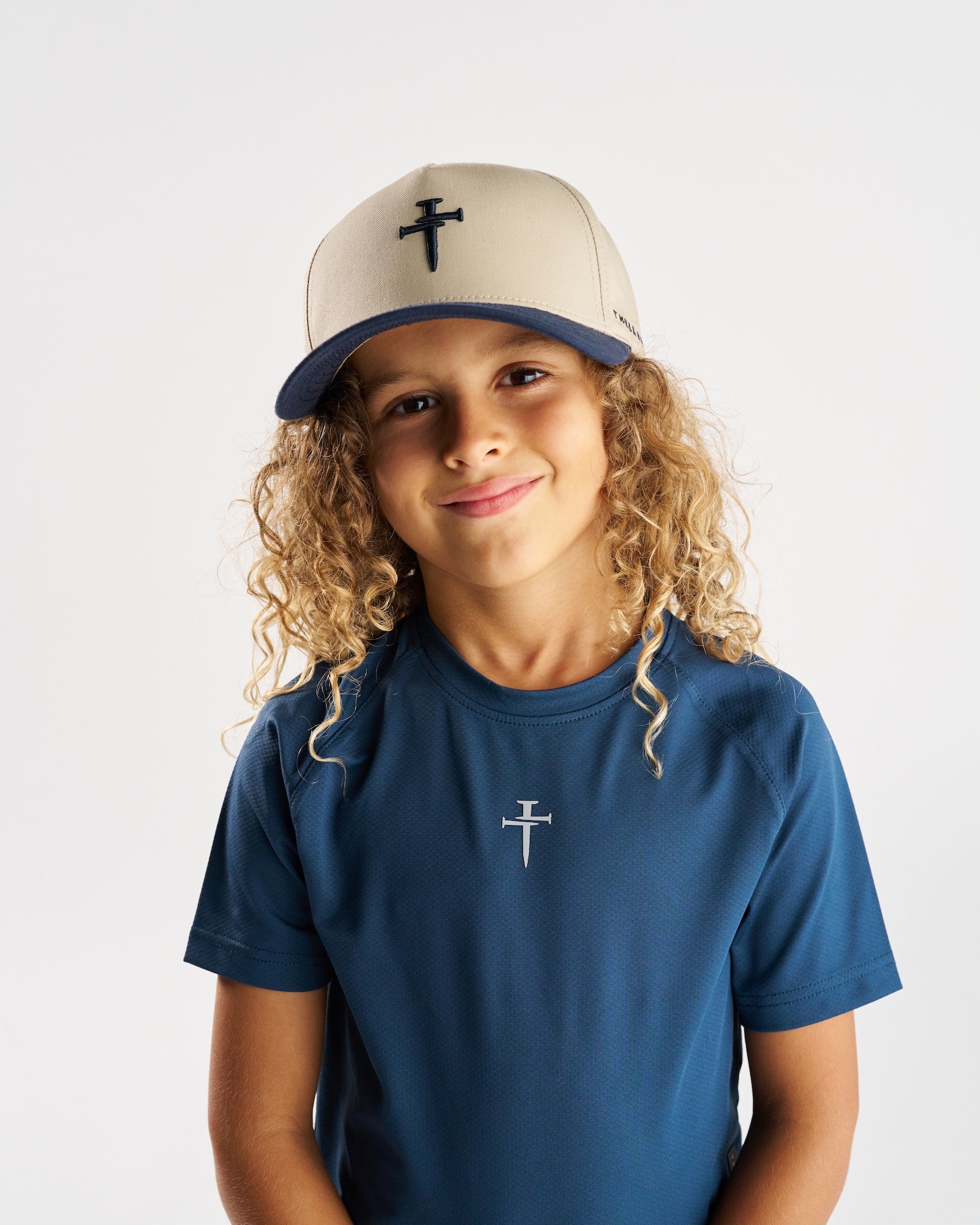 Youth Signature Two-Tone Hat - Navy