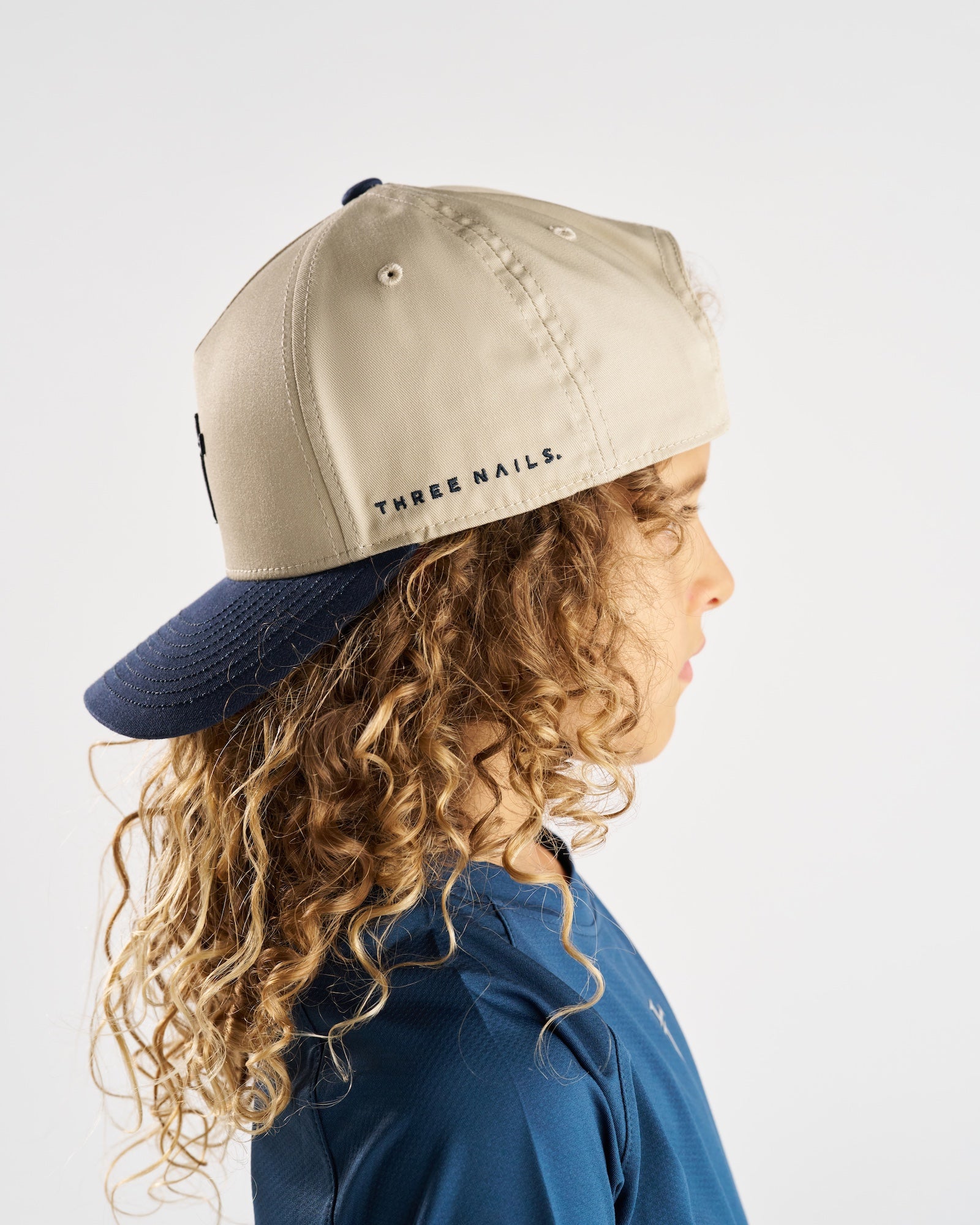 Youth Signature Two-Tone Hat - Navy