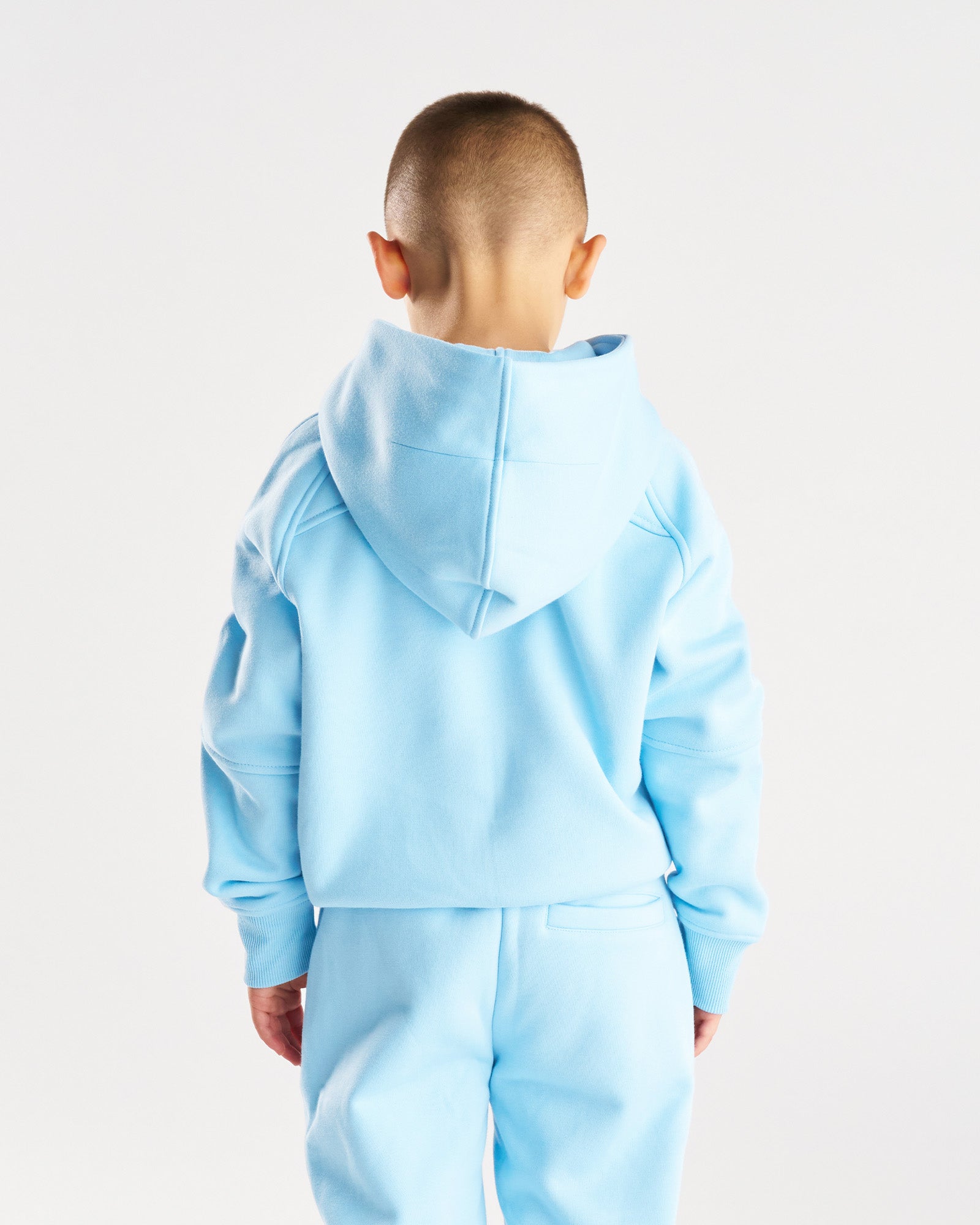 Youth Signature Fleece Hoodie - Sky Blue