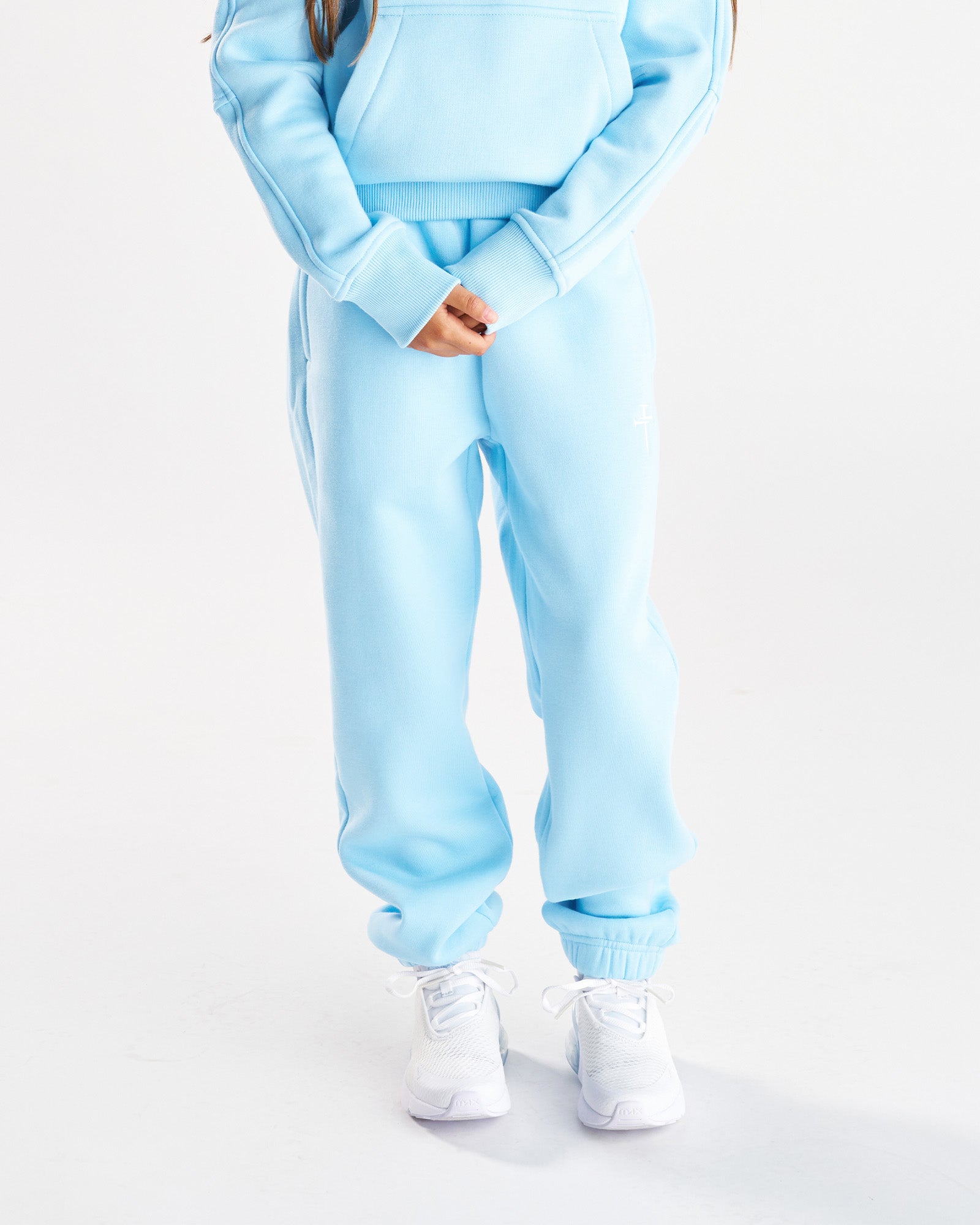 Youth Signature Fleece Sweatpants - Sky Blue
