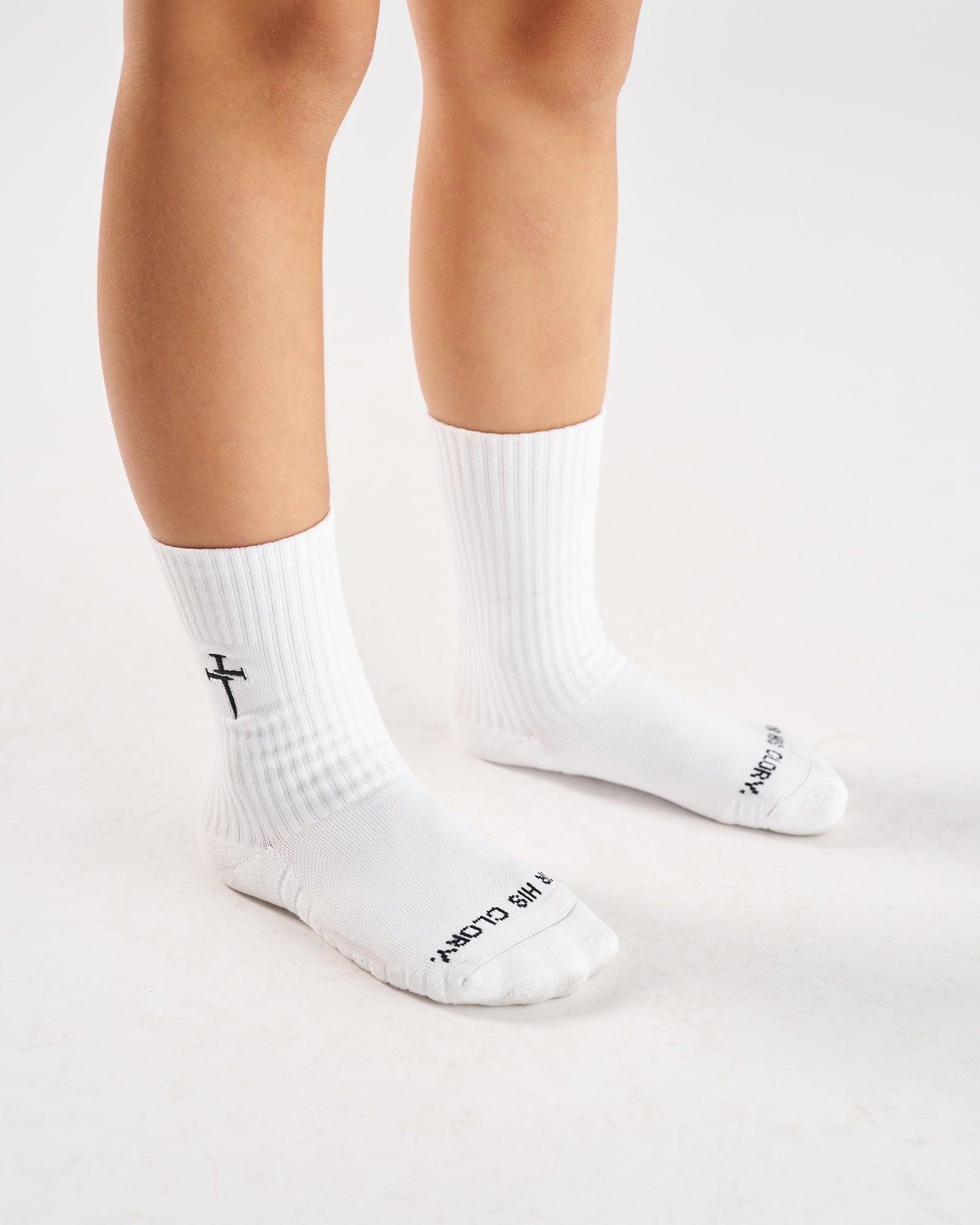 Youth Training Crew Socks (3 Pack) - White