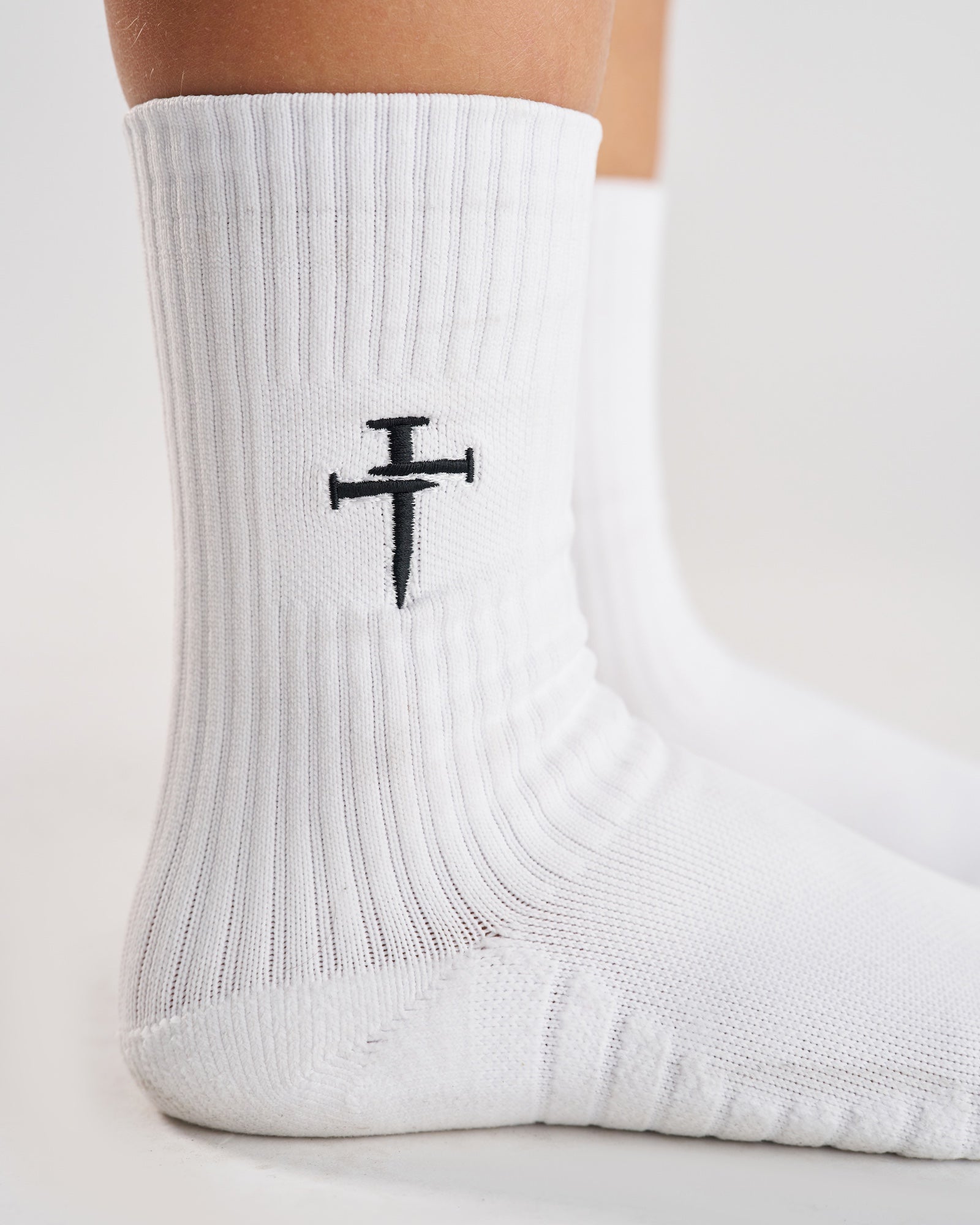 Youth Training Crew Socks (3 Pack) - White