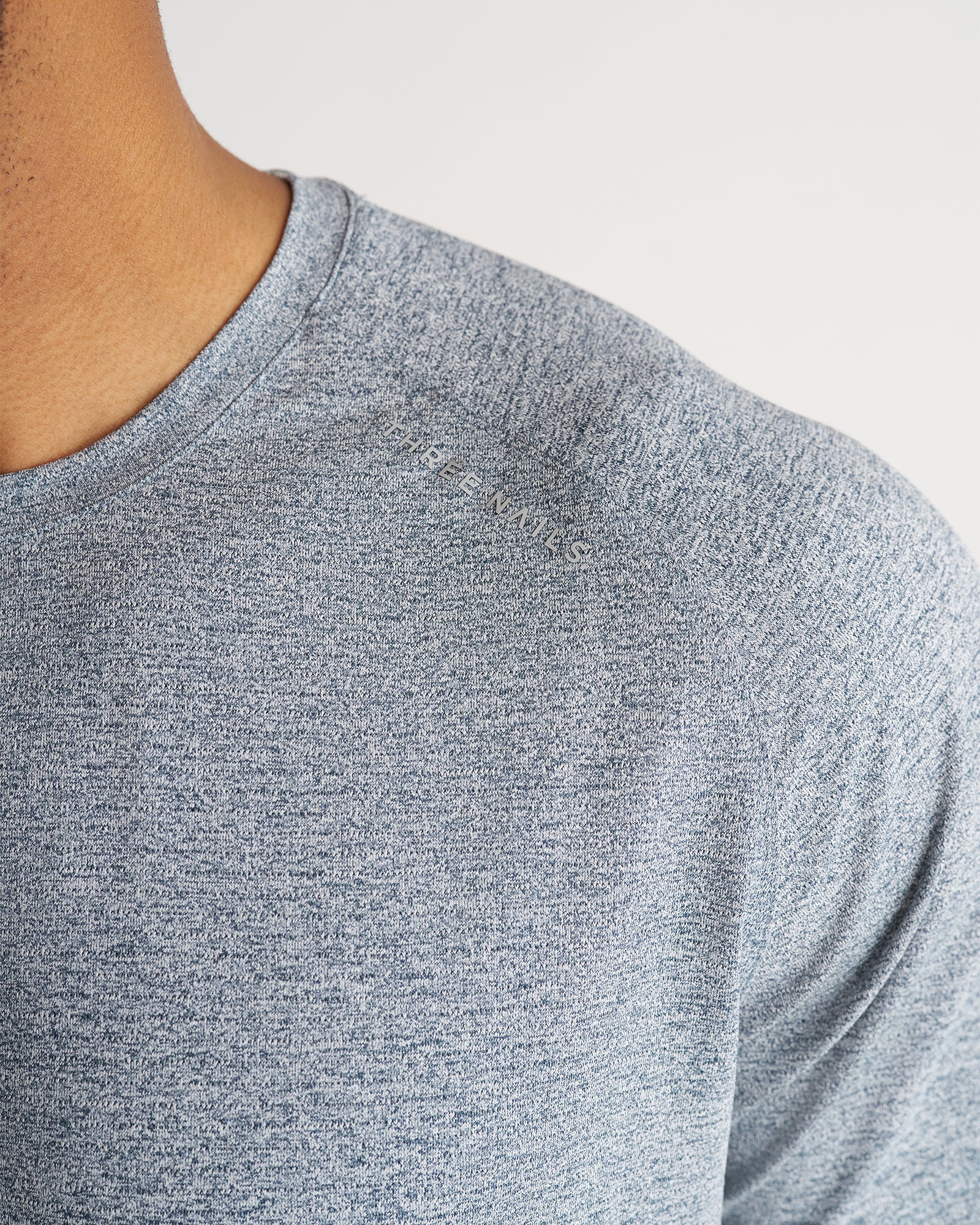 Aion-Lite™ Tee "Three Nails" - Midnight Navy Marl