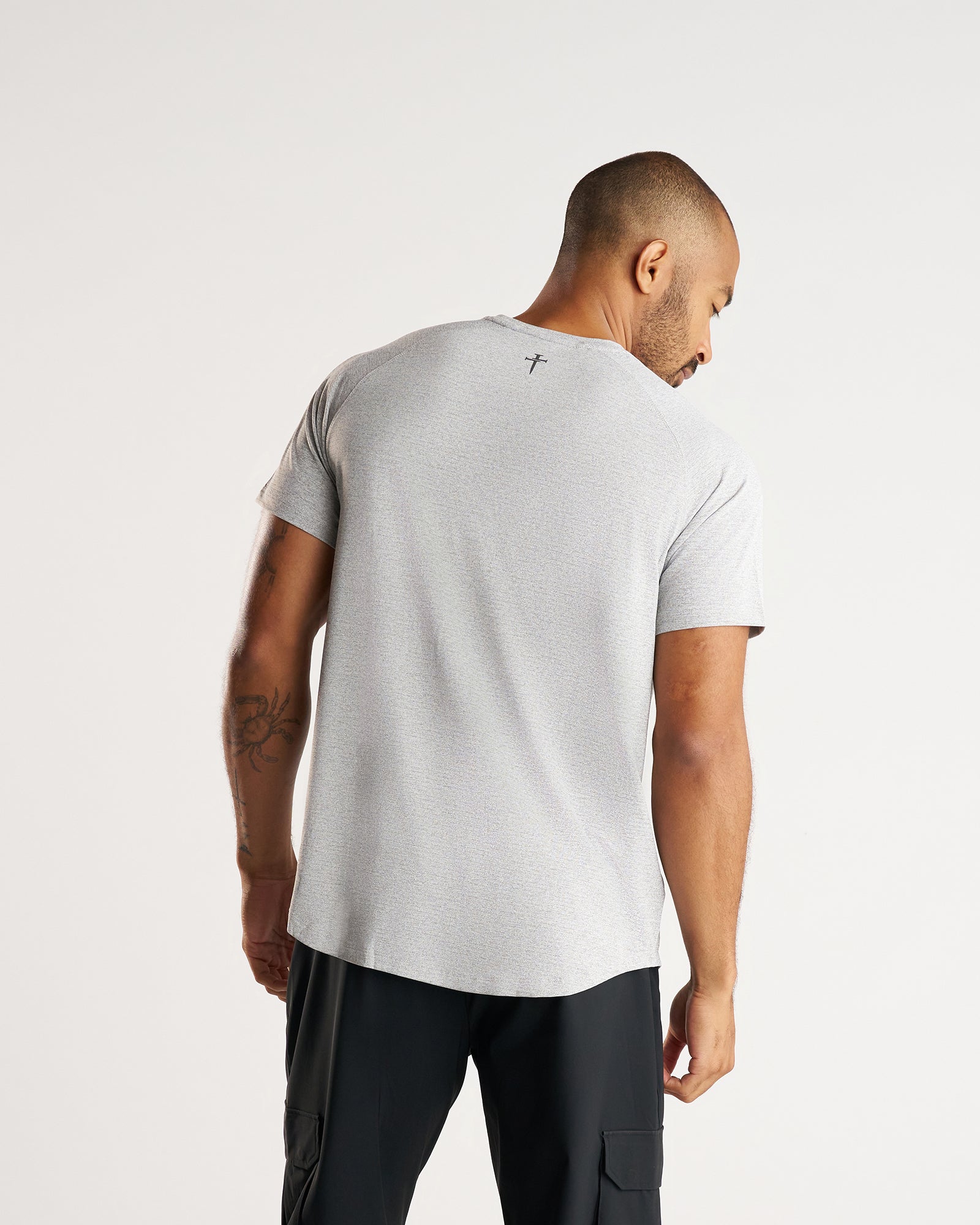 Aion-Lite™ Tee "Three Nails" - Grey Marl