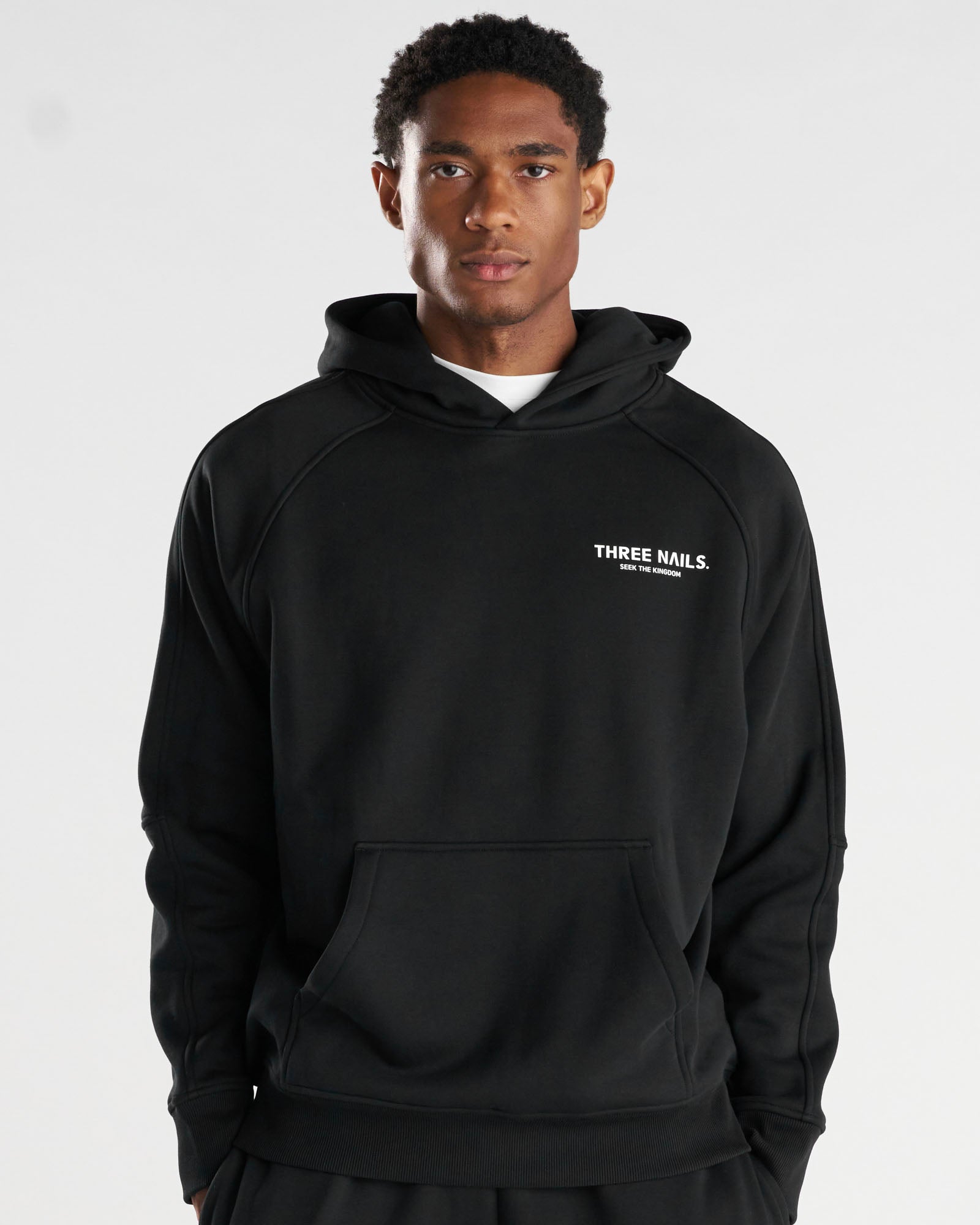 Signature Fleece Hoodie "STK" - Black