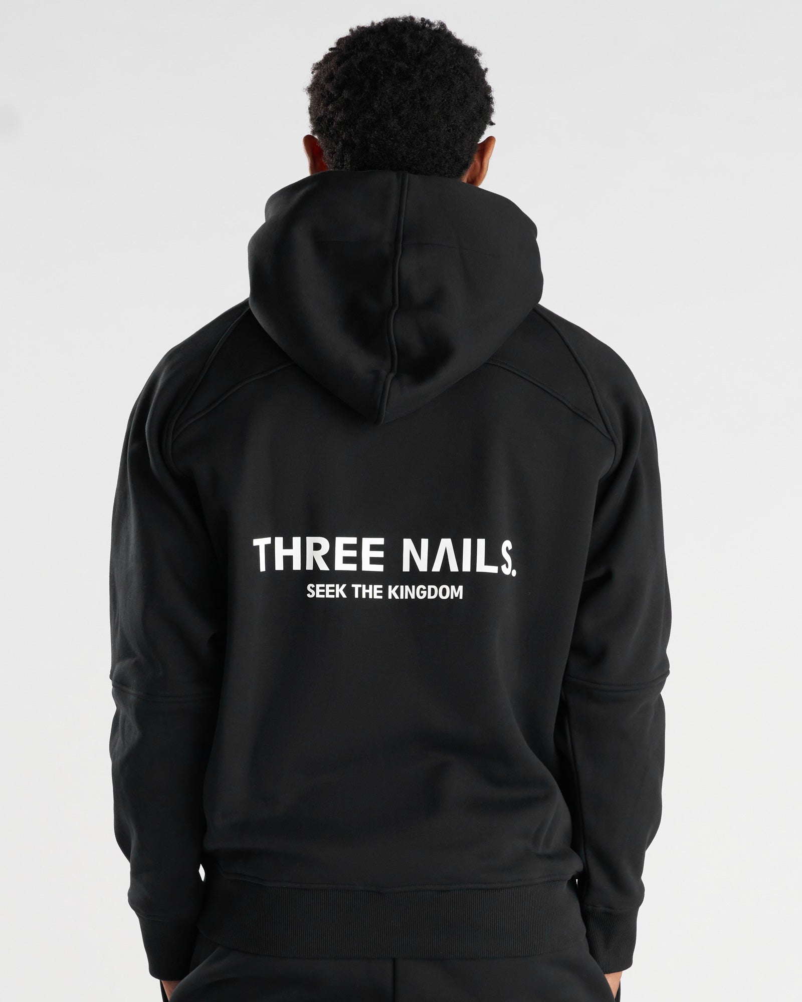 Signature Fleece Hoodie "STK" - Black