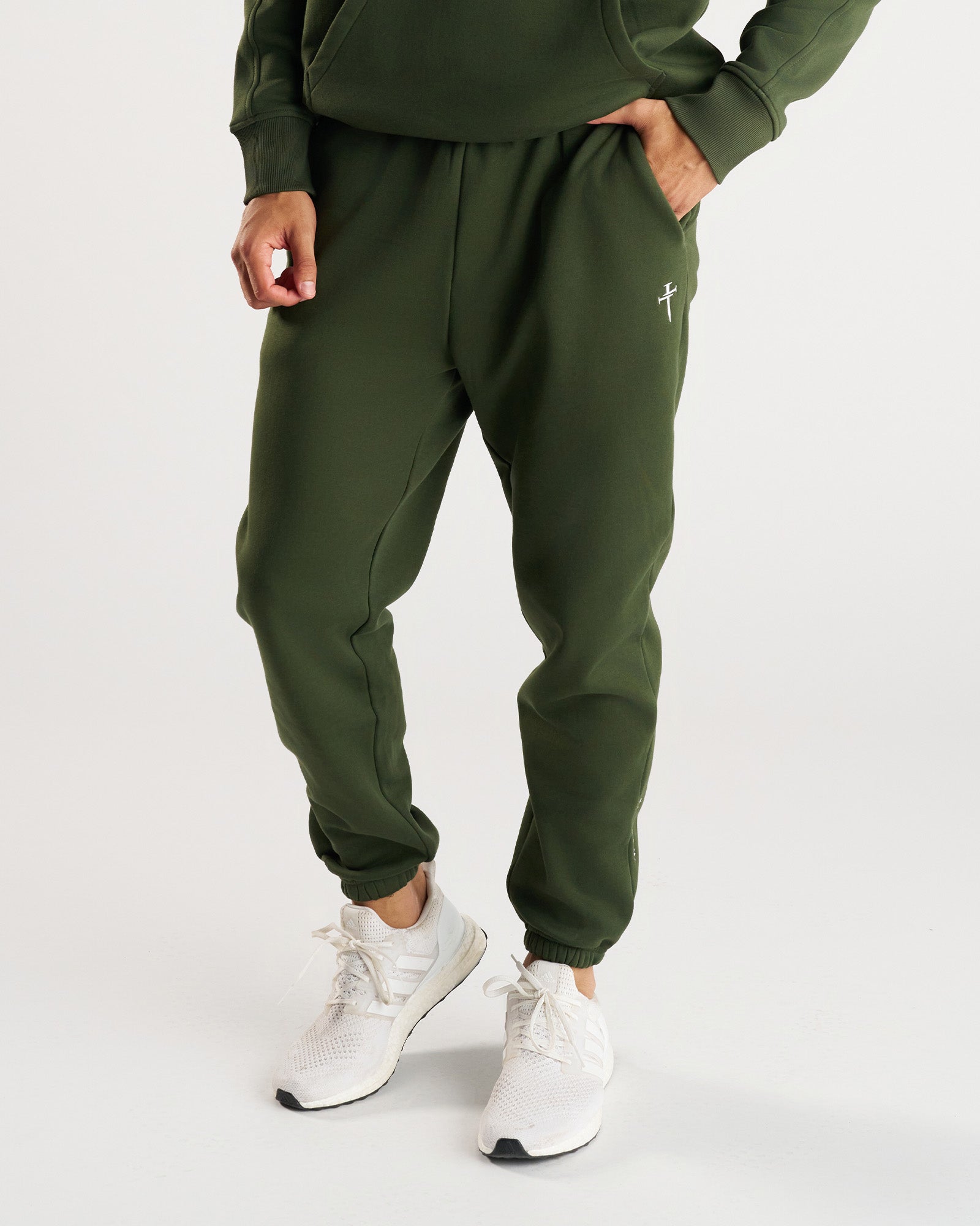 Signature Fleece Sweatpants - Dark Pine