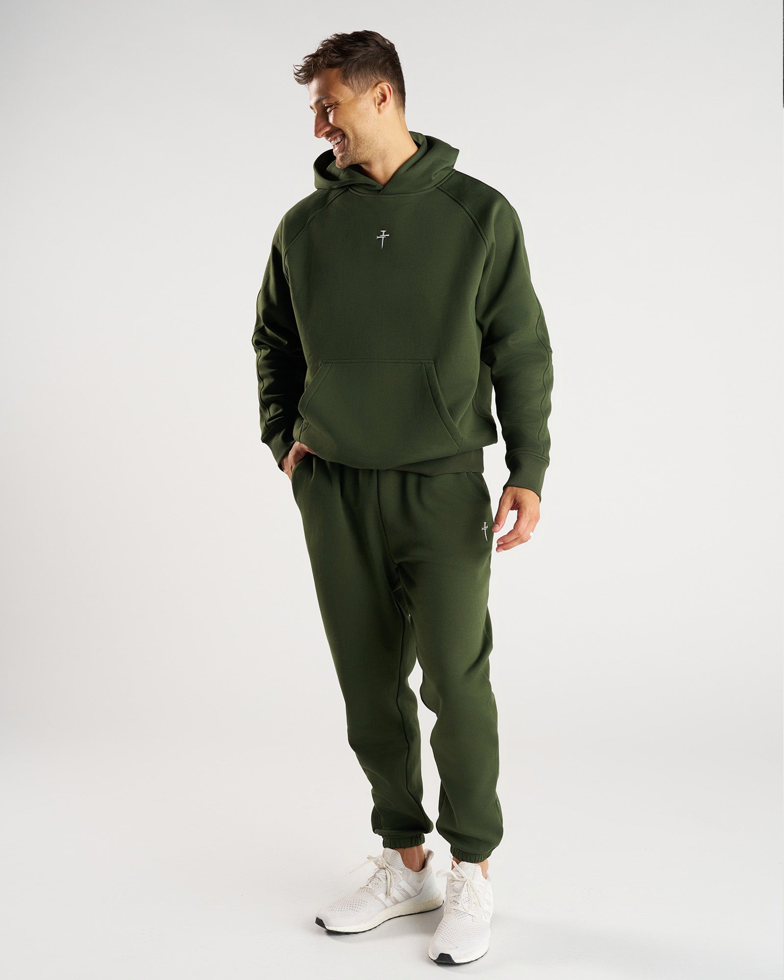 Signature Fleece Sweatpants - Dark Pine