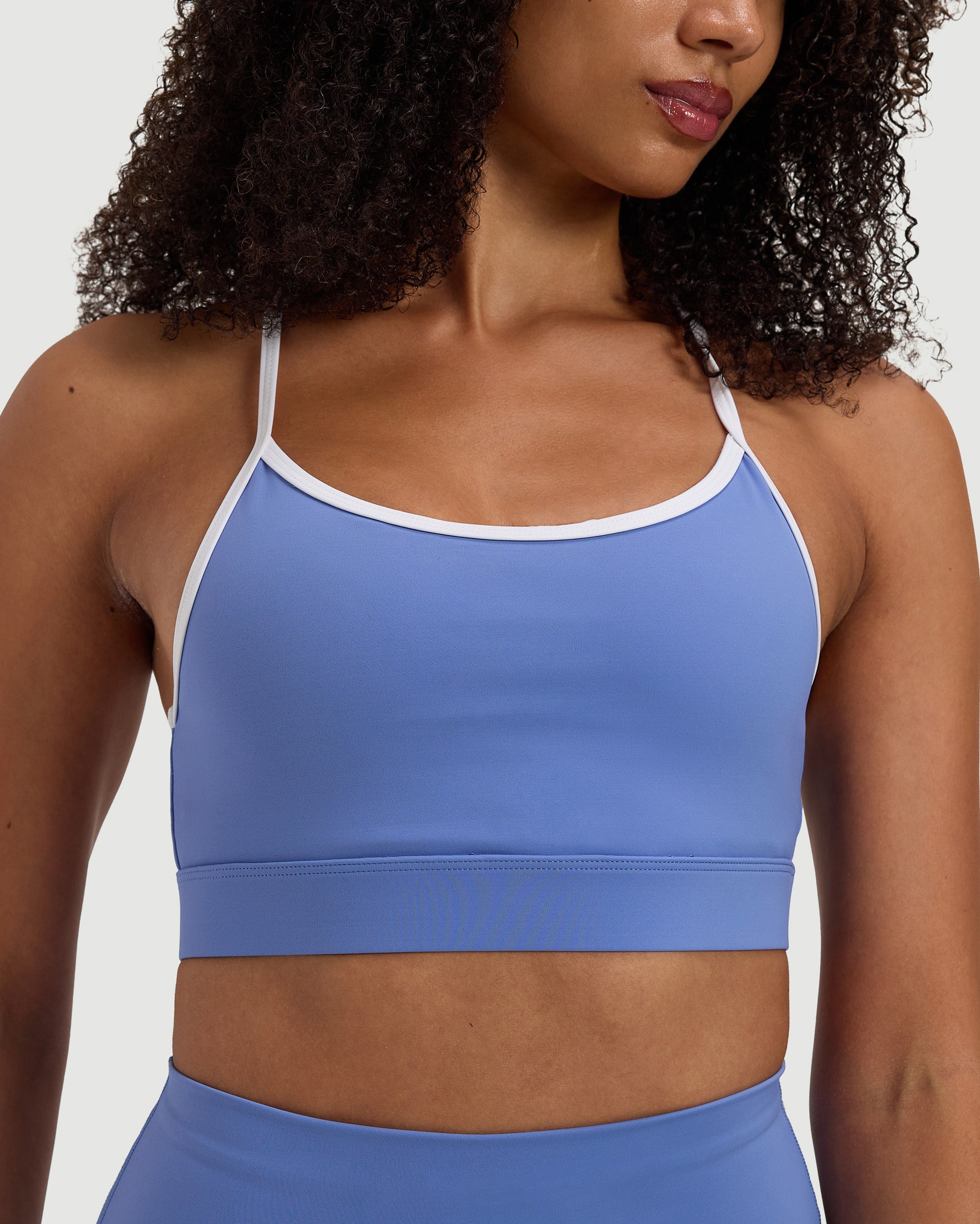 Endura-Train™ Contrast Sports Bra - Serene Blue