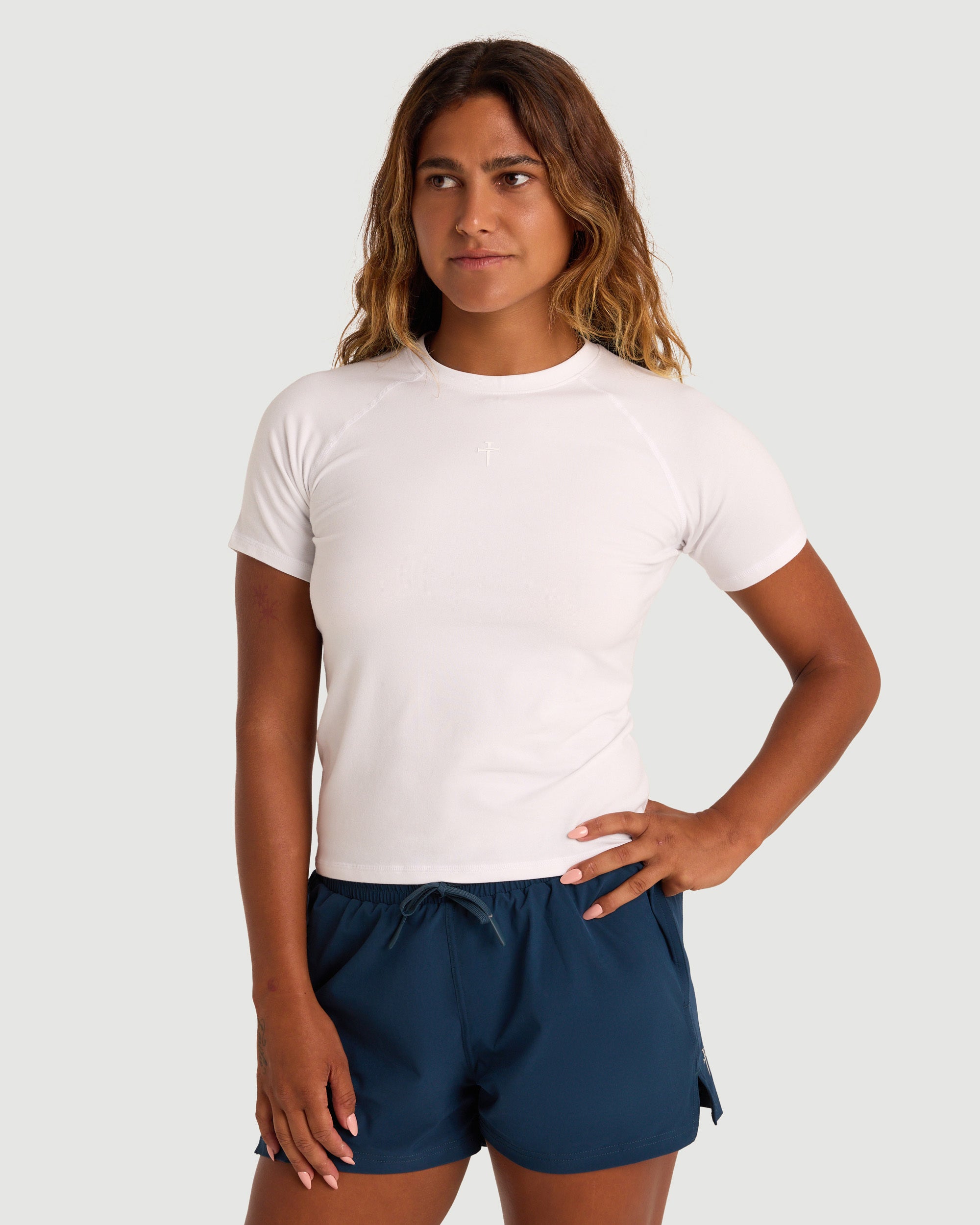 Women's Supima® Cotton Tee - White