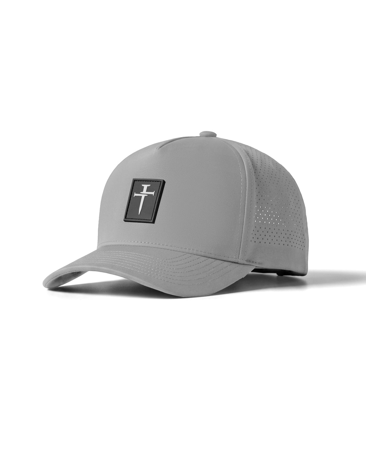 Perforated Hat - Grey