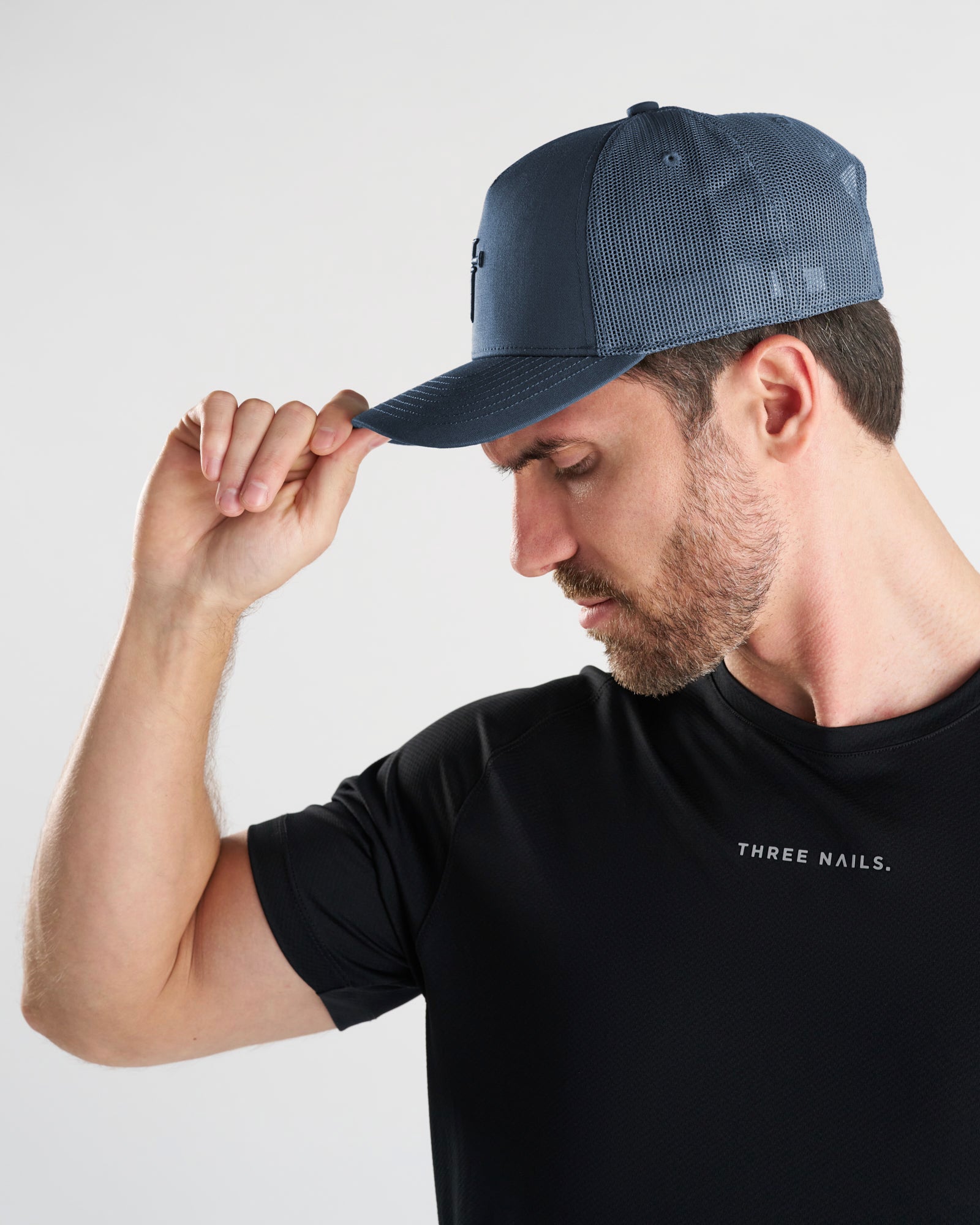 Signature Trucker Hat - Dark Navy
