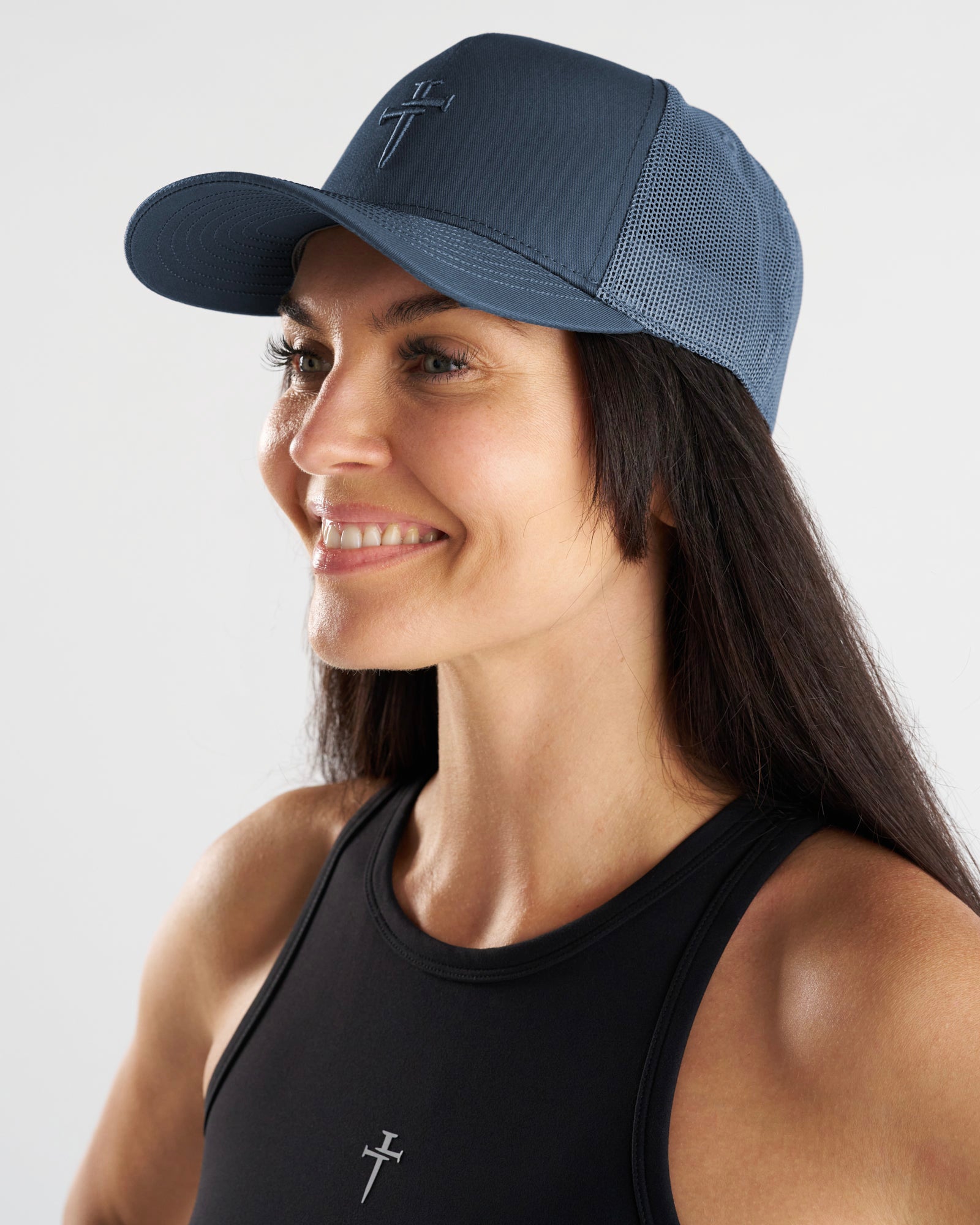 Signature Trucker Hat - Dark Navy