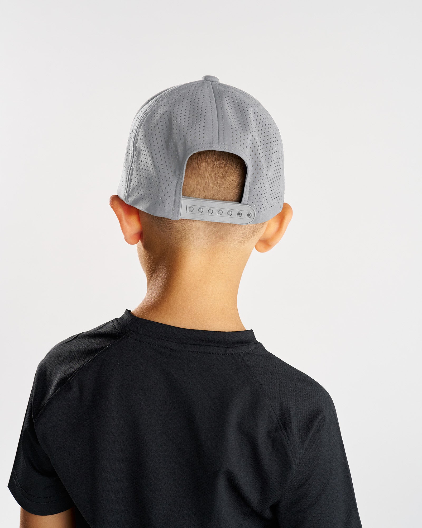 Youth Perforated Hat - Grey