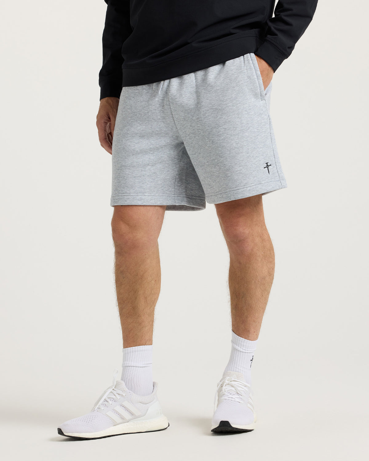 Signature Fleece Sweatshorts - Heather Grey