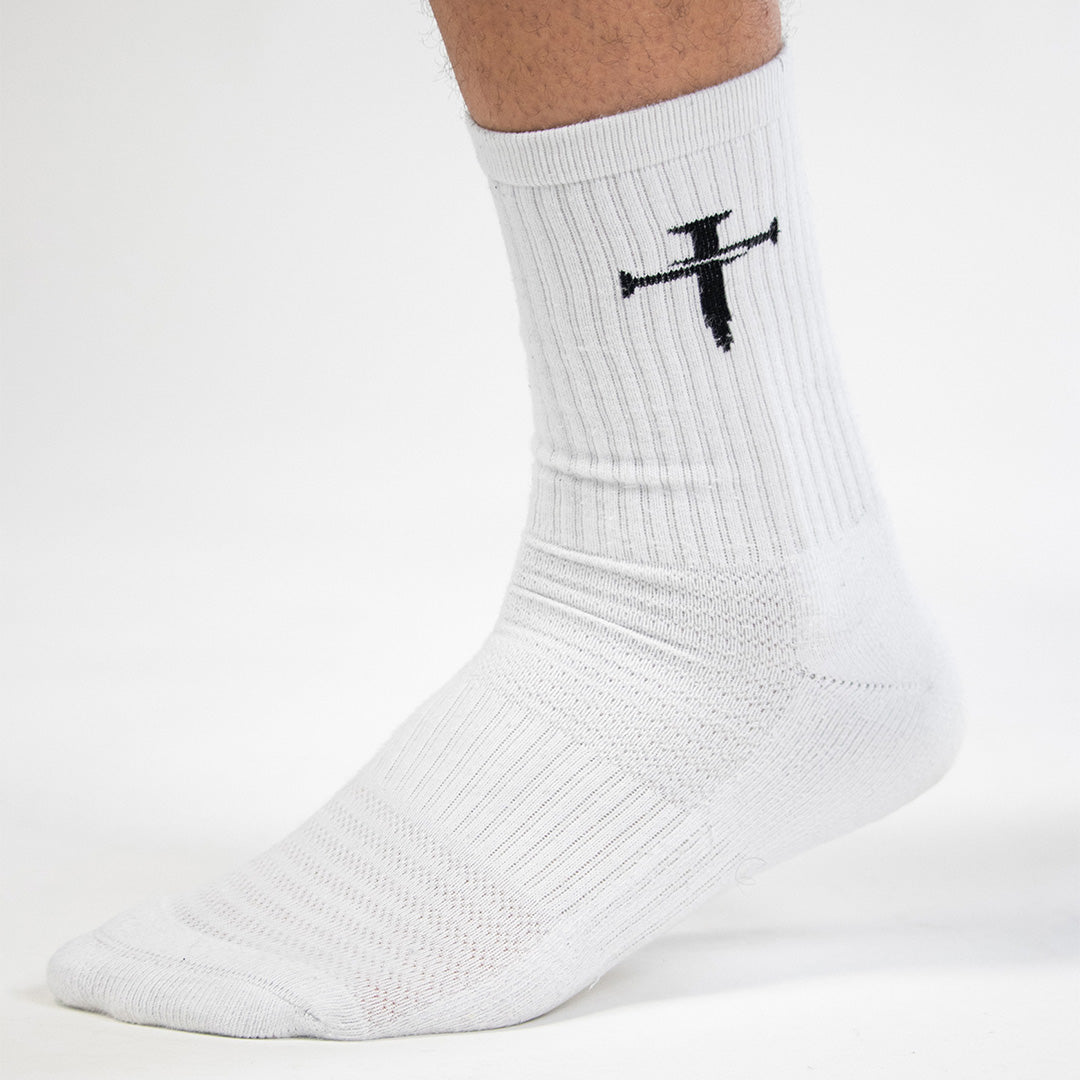 Performance Crew Socks (3 Pair) - White